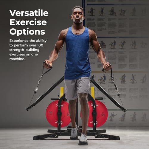 Multifunctional Home Gym Strength Training System – Complete Workout Equipment with Attachments, Optional Squat Stand, Power Rack, and Adjustable Incline Bench