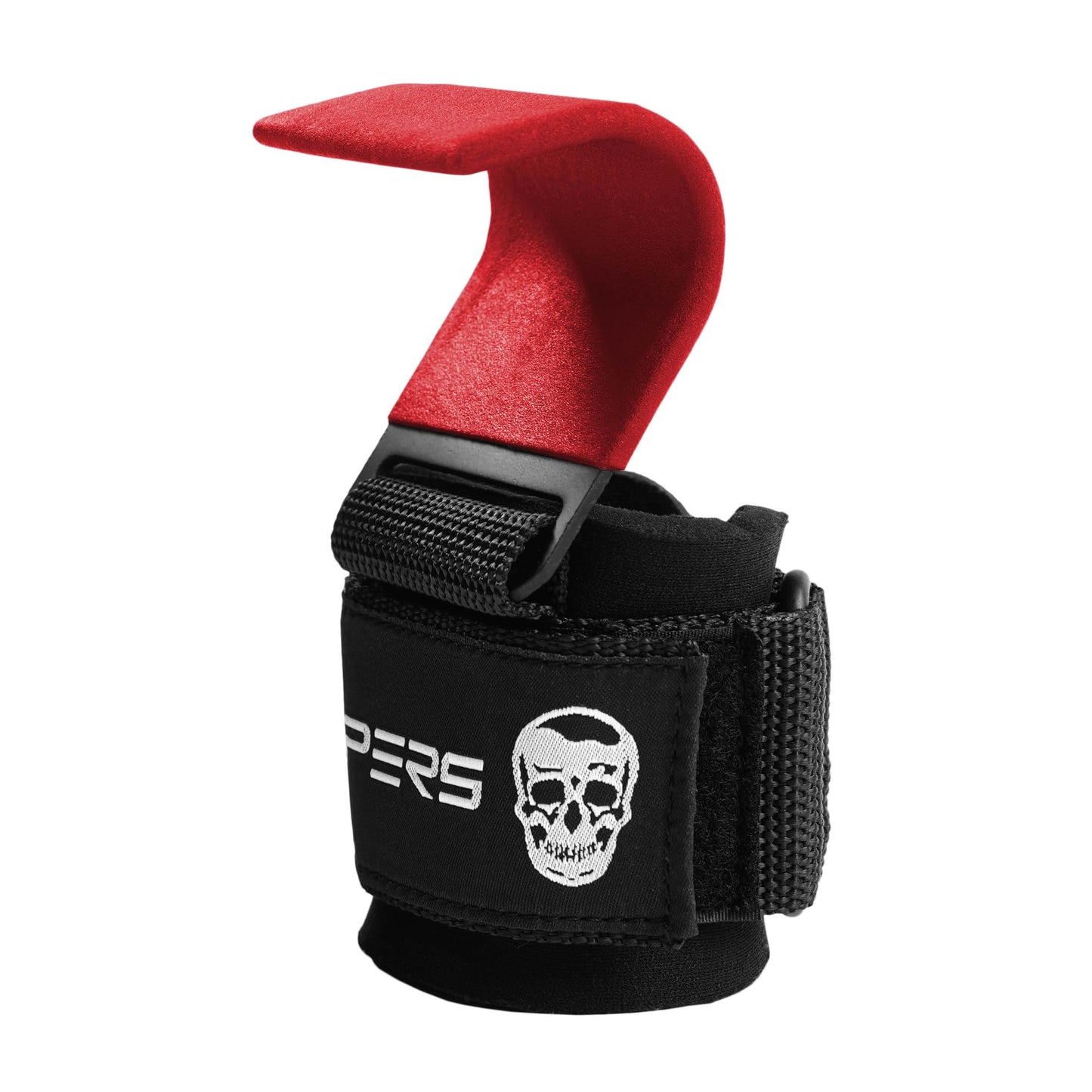 Weight Lifting Hooks Pair with Heavy Duty Wrist Straps, Hand Grip Support for Deadlifts, Pull Ups, and Shrugs, Men and Women