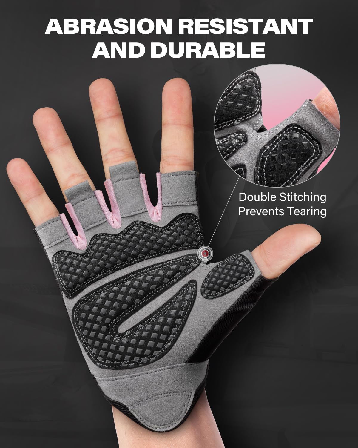 Lightweight Weight Lifting Gloves for Men and Women, Workout Gloves with Excellent Grip for Gym, Cycling, Pull Ups, and Rowing