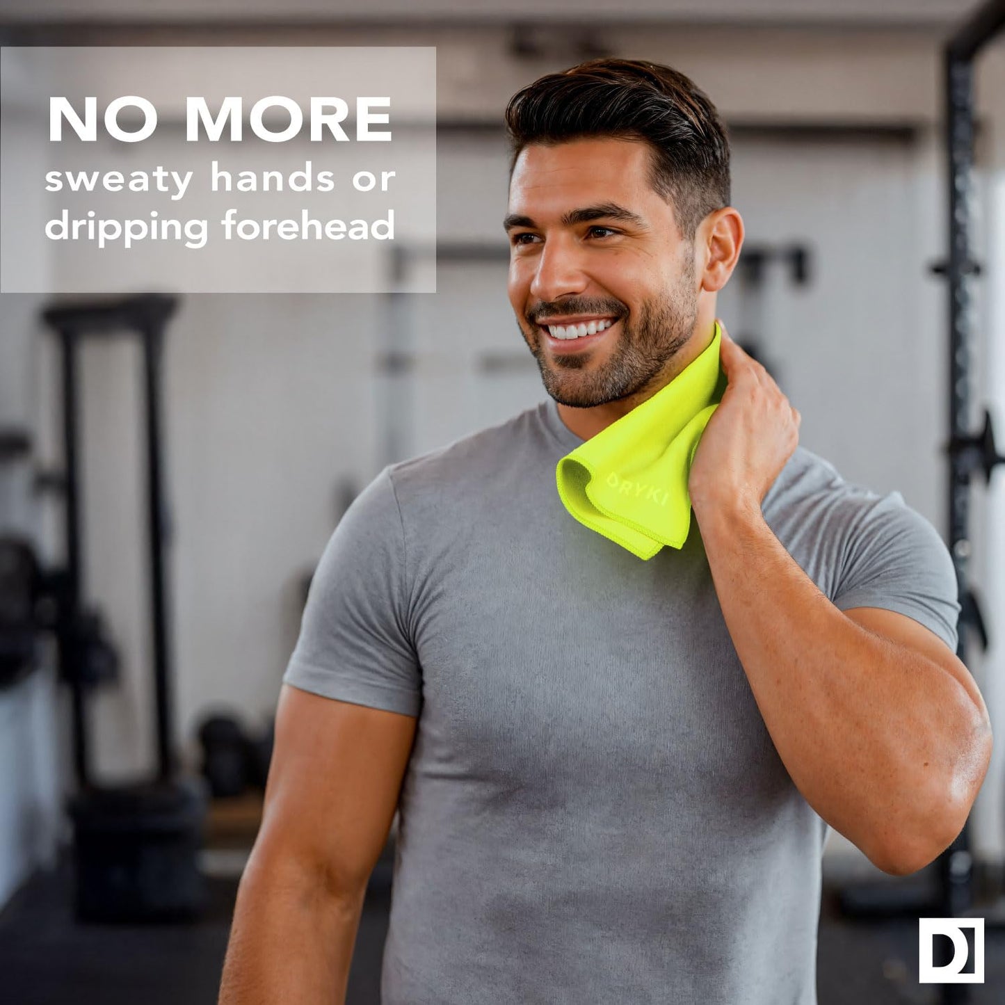 Sweat Absorbing Handkerchiefs (5 Pack, High-Vis Yellow) β The Original Pocket-Sized Sweat Towels | Quick-Dry Microfiber Sweat Rags for Face, Hands & Body | Ideal for Gym, Sports, Running & Work β For Men & Women