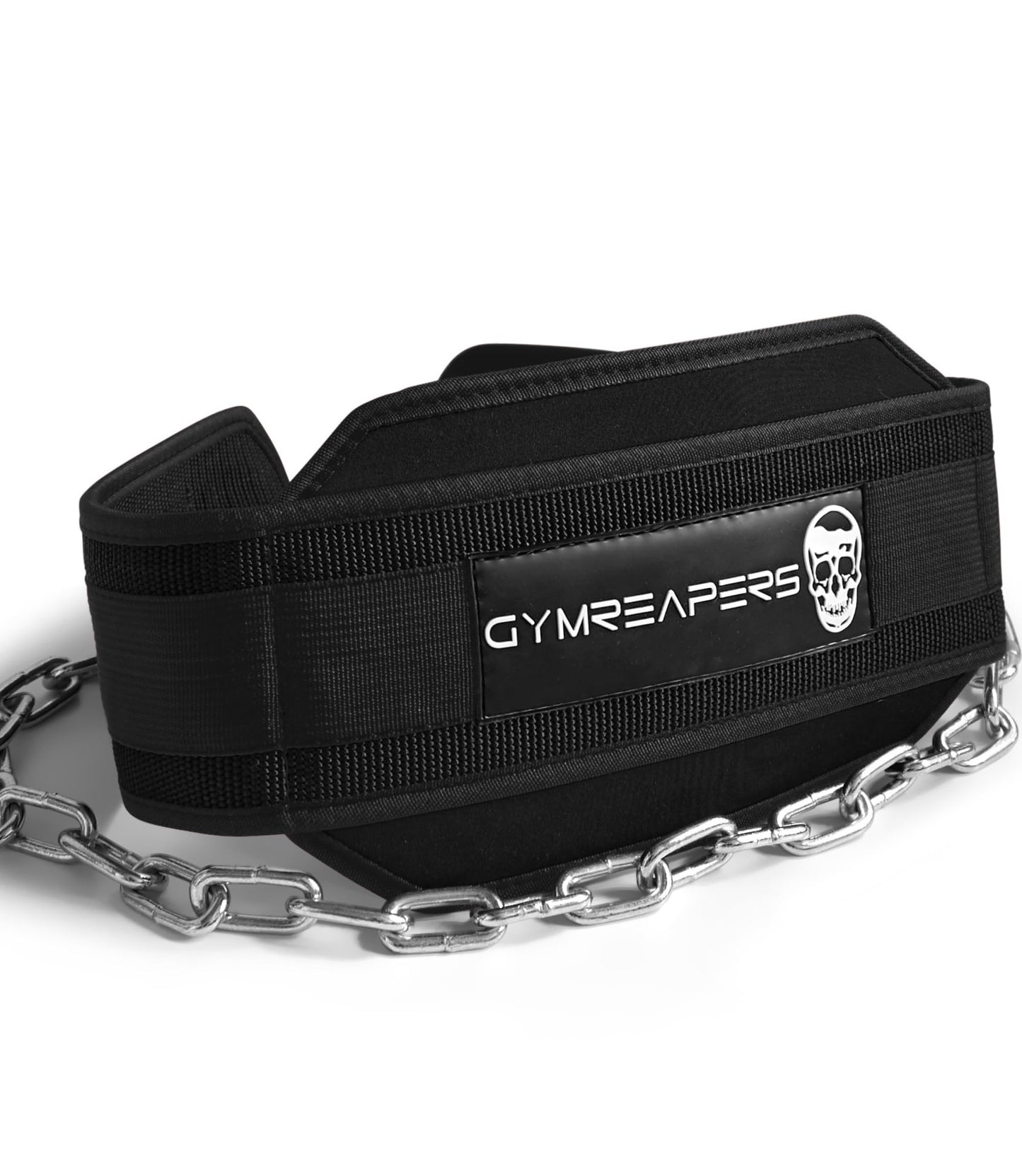 Dip Belt with Heavy Duty Steel Chain for Weightlifting, Pull Ups, and Dips, Adjustable Belt for Added Weight Training