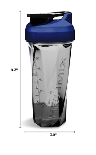HELIMIX 2.0 Vortex Blender Shaker Bottle (28oz) – USA Made Protein Shaker Cup – No Mixing Ball or Whisk Needed – Perfect for Smoothies, Pre-Workout, Cocktails & Shakes – Durable, Portable & Dishwasher Safe