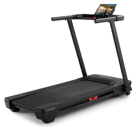 NordicTrack T Series Treadmill, Smart Bluetooth Cardio Trainer with Interactive Personal Training via iFIT App, Foldable Running Machine for Home Gym Fitness