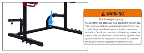 Adjustable Multi-Function Squat Rack – Barbell Rack for Weight Lifting, Home Gym Workouts, Bench Press, Supports Up to 690 lbs