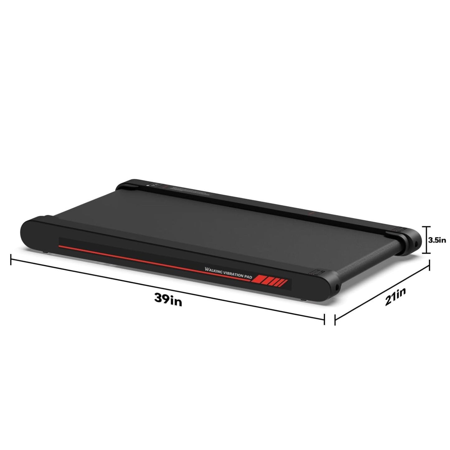 3 in 1 Under Desk Walking Treadmill Pad with APP, 400W Low Noise Vibration Pad with Remote Control for Home Office