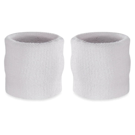 Suddora Wrist Sweatbands – Absorbent & Breathable Thick Cotton Wristbands for Sports, Workouts, Basketball, Tennis, Football, Gymnastics & More | Multiuse Athletic Bands for Exercise, Costumes & Cosplay