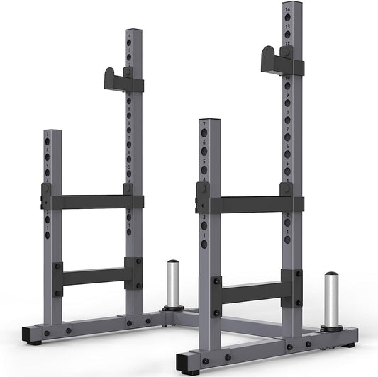 PASYOU Home Gym Squat Rack – Supports 1800 lbs Bumper Plates and 600 lbs J-Hooks, Model SR30