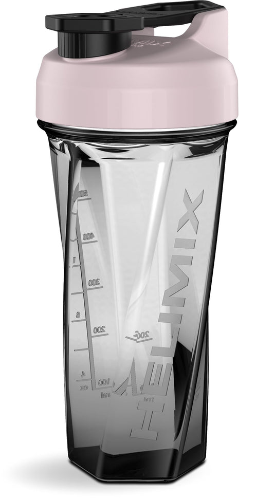 HELIMIX 2.0 Vortex Blender Shaker Bottle (28oz) – USA Made Protein Shaker Cup – No Ball or Whisk Needed – Portable Pre-Workout & Smoothie Bottle for Mixing Shakes, Cocktails & More – Dishwasher Safe