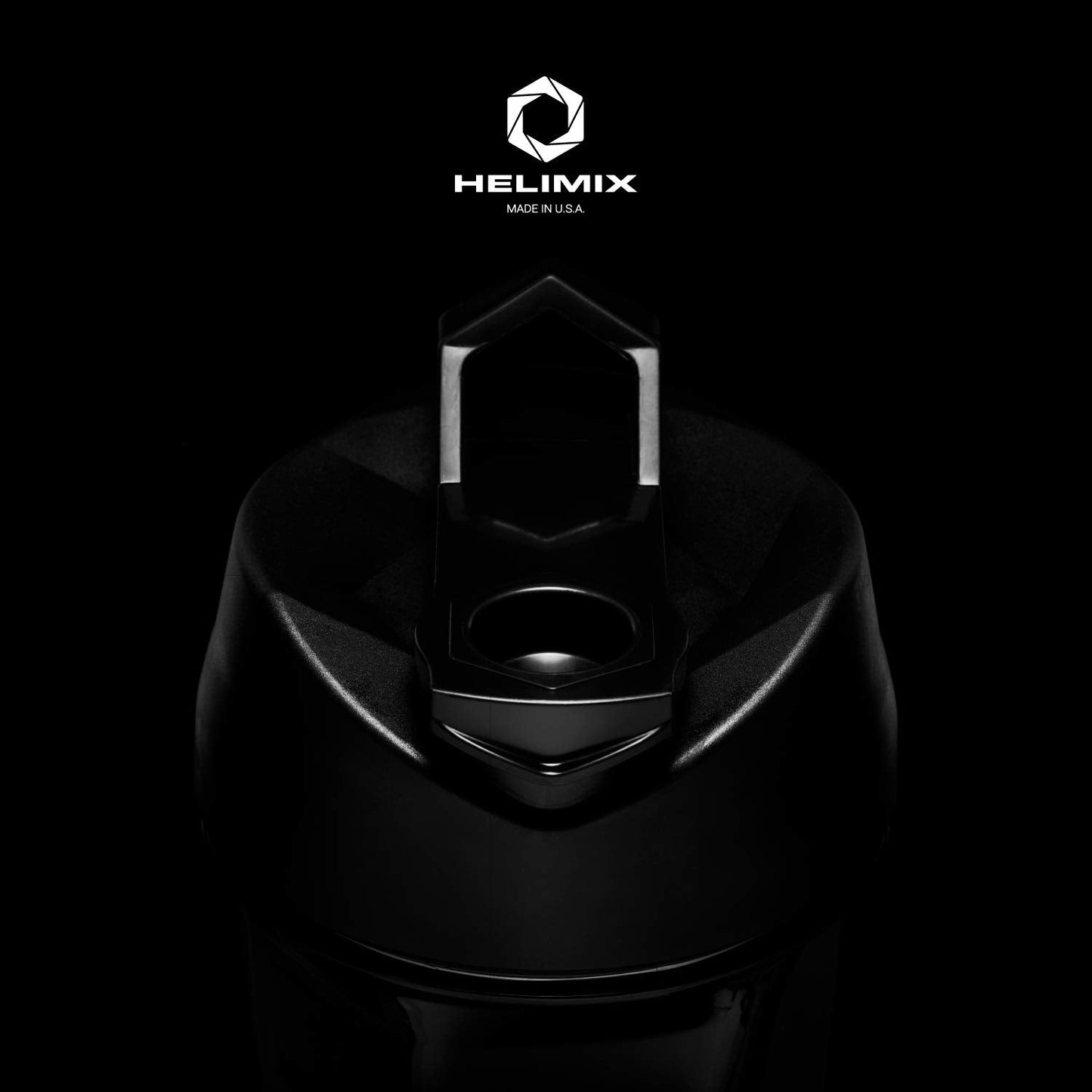 HELIMIX 2.0 Vortex Blender Shaker Bottle (28oz) – USA Made Protein Shaker Cup – No Ball or Whisk Needed – Mixes Smoothies, Pre-Workout, Cocktails & Shakes – Durable, Portable & Top Rack Dishwasher Safe