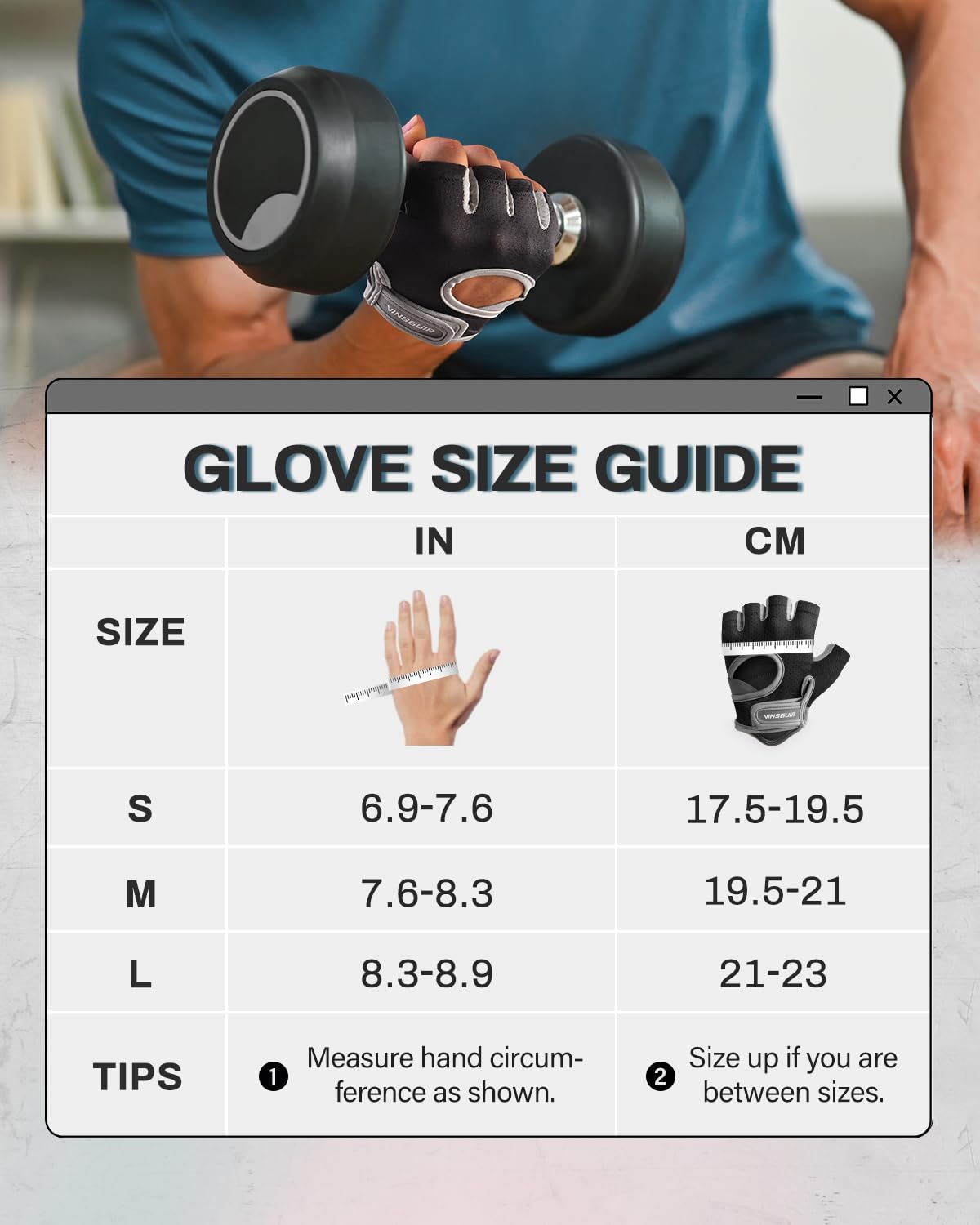 Workout Gloves for Women and Men, Breathable Weight Lifting Gloves with Cushion Pads and Strong Grip for Gym, Training, and Cycling