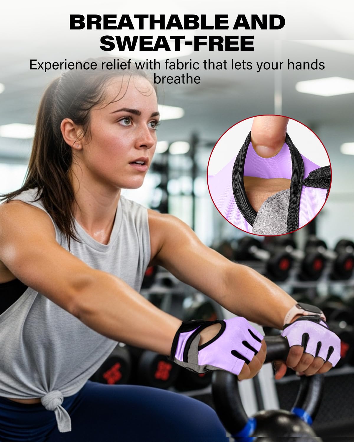 Lightweight Workout Gloves for Men and Women, Weight Lifting Gloves with Excellent Grip for Gym, Cycling, Pull Ups, and Rowing