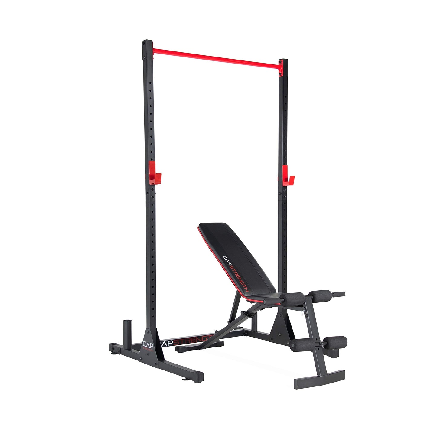 CAP Barbell Power Rack with Attachments – Adjustable Strength Training Rack for Home Gym Workouts