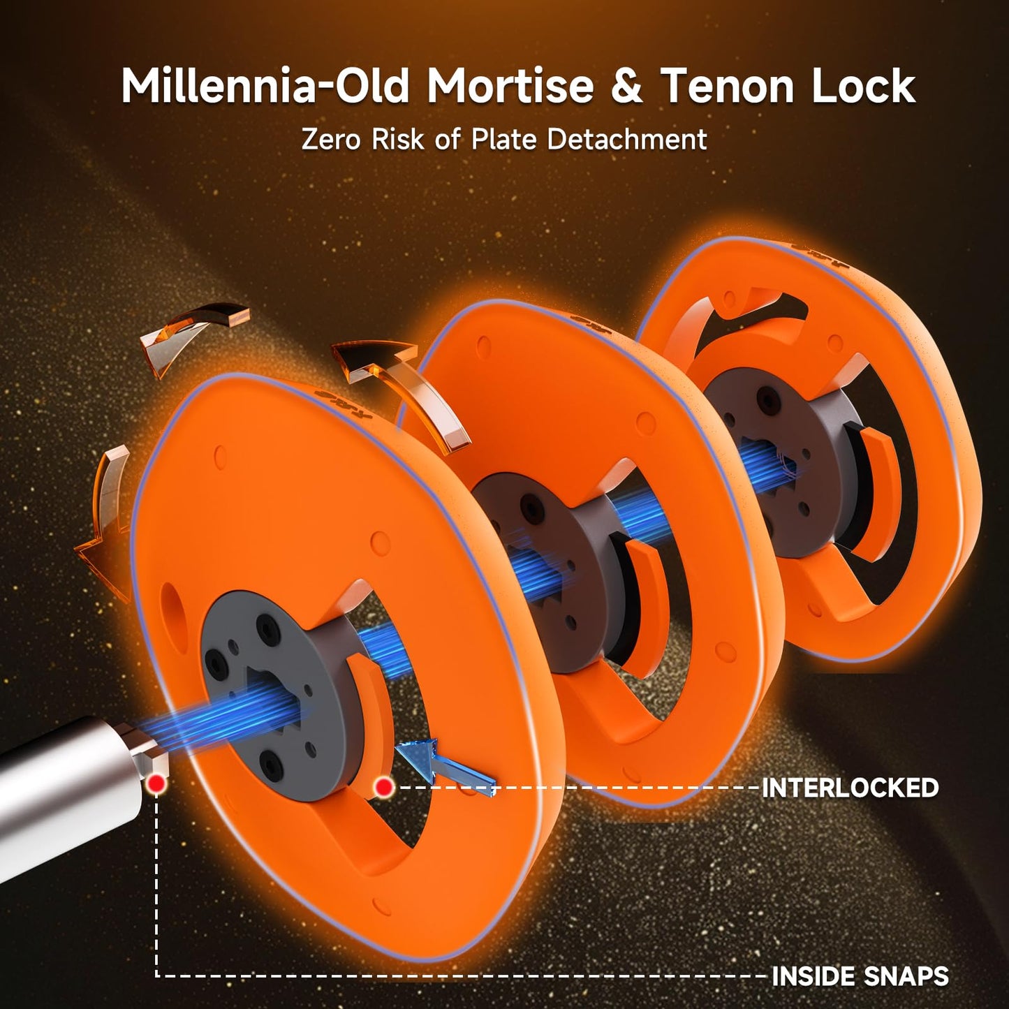 Adjustable Dumbbell Set 25/55 lbs Pair, Fast-Turn Handle with Anti-Slip Grip for Home Gym Workouts