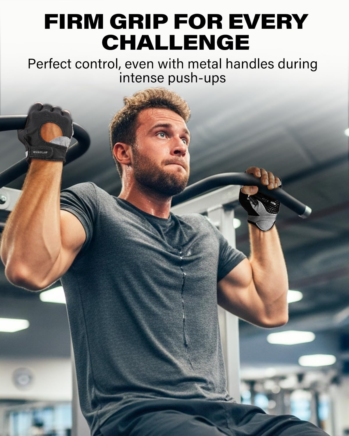 Lightweight Workout Gloves for Men and Women, Weight Lifting Gloves with Excellent Grip for Gym, Cycling, Pull Ups, and Rowing