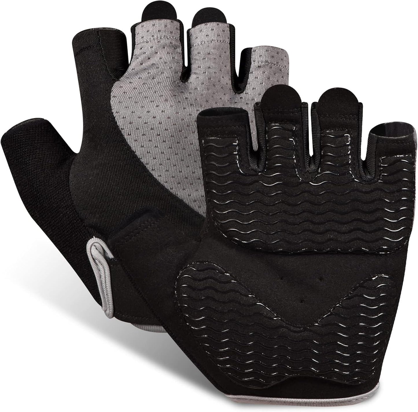Fingerless Breathable Gym Gloves for Weightlifting, Cycling, and Workout Training