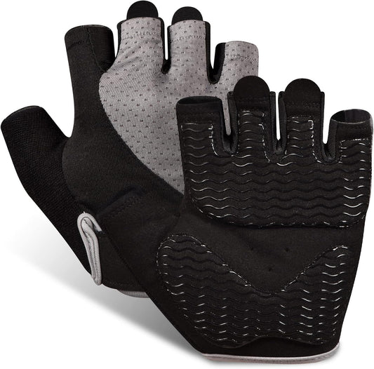 Fingerless Breathable Gym Gloves for Weightlifting, Cycling, and Workout Training