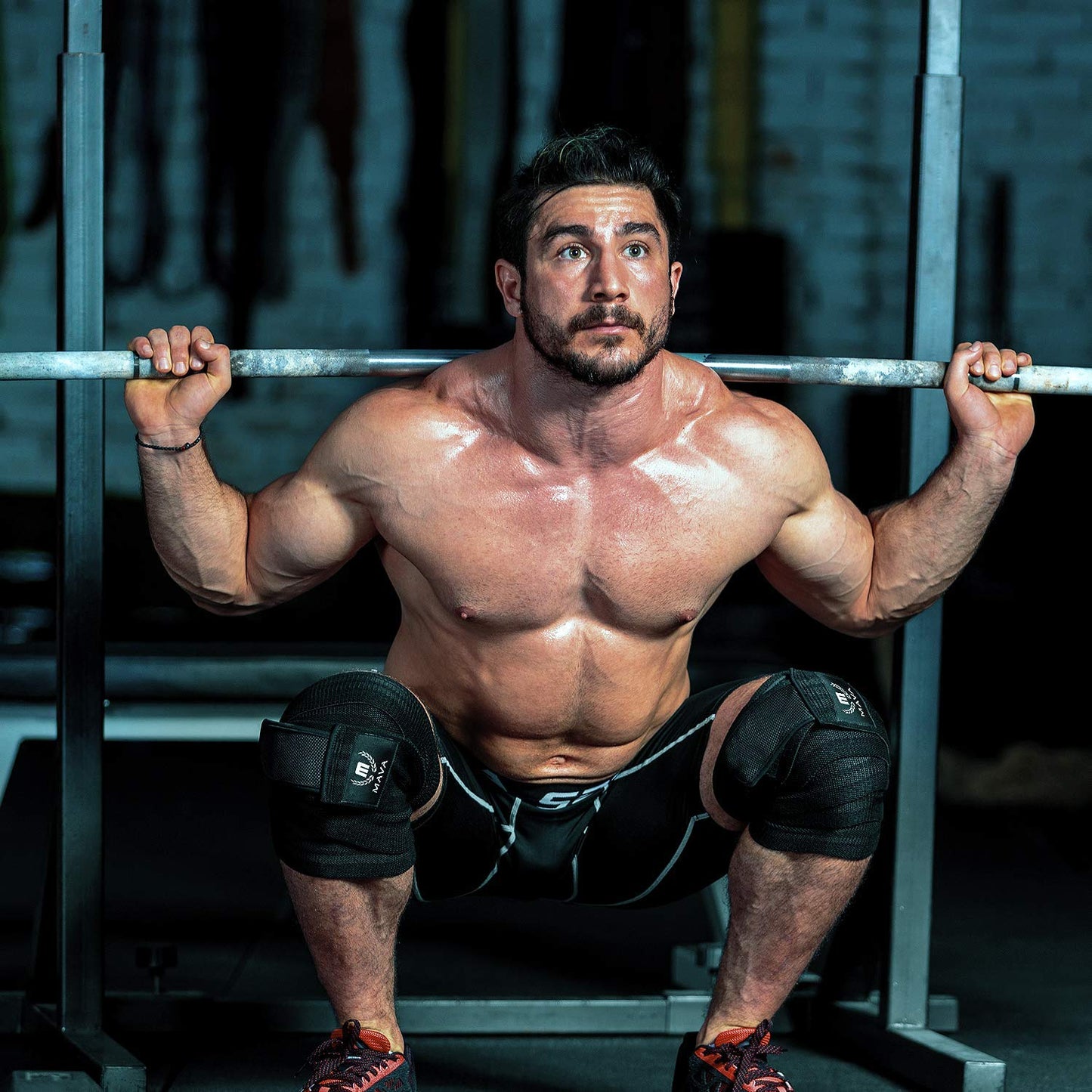 72" Elastic Knee Wrap for Men and Women, Compression Support Strap for Squats, Weightlifting, Cross Training, WODs, and Gym Workouts