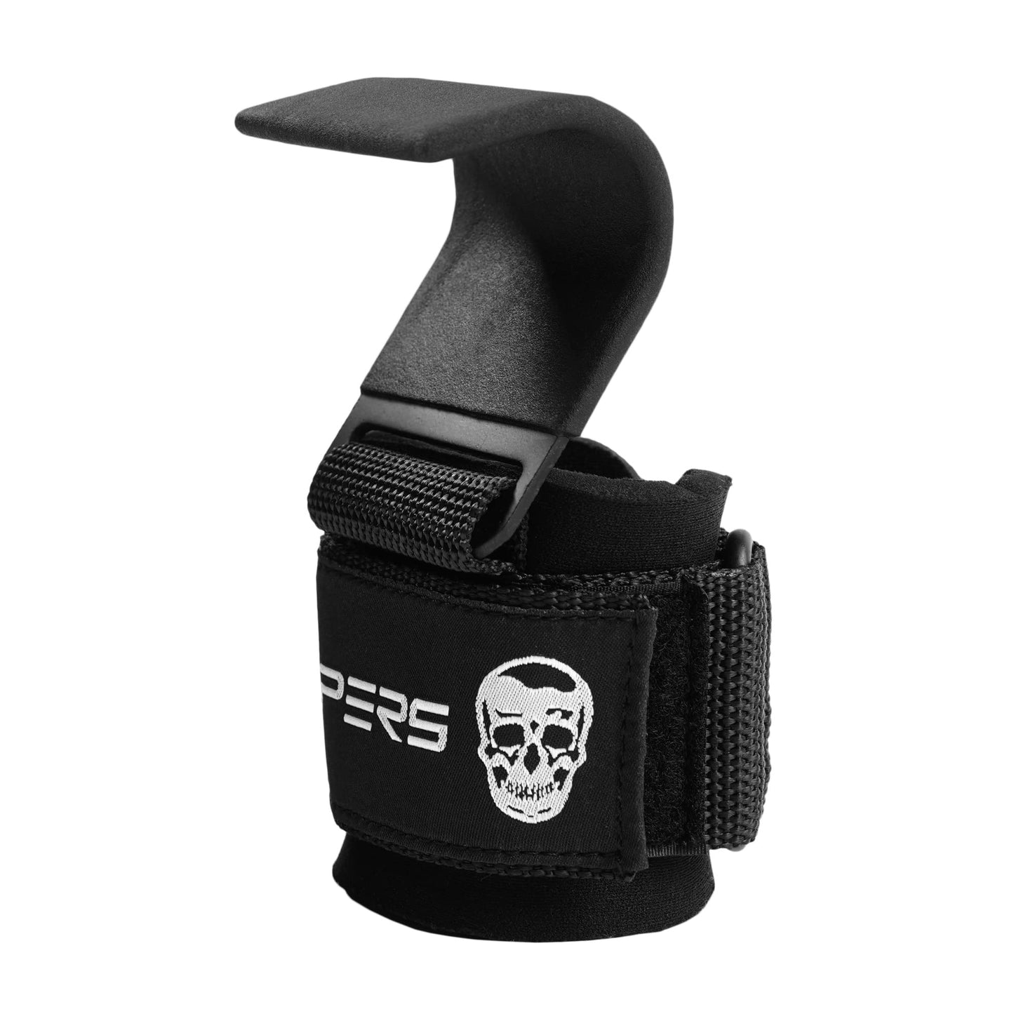 Weight Lifting Hooks Pair, Heavy Duty Power Wrist Straps for Deadlifts, Pull Ups, Shrugs, Hand Grip Support for Men and Women