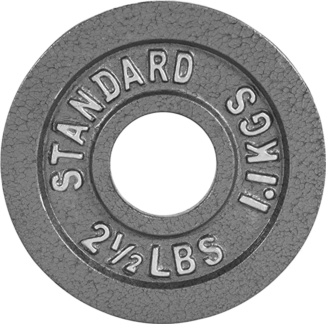 CAP Barbell 2-Inch Olympic Weight Plate – Cast Iron Barbell Plates for Strength Training, Powerlifting, and Weightlifting | Multiple Weight Options