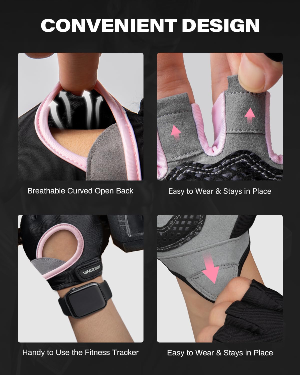 Lightweight Weight Lifting Gloves for Men and Women, Workout Gloves with Excellent Grip for Gym, Cycling, Pull Ups, and Rowing