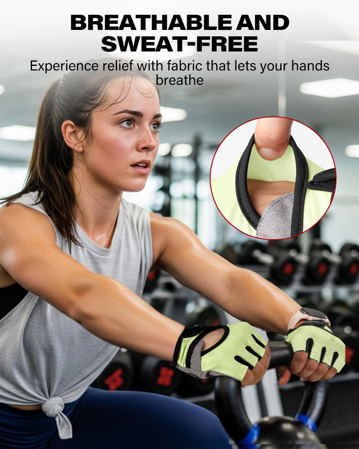 Lightweight Weight Lifting Gloves for Men and Women, Workout Gloves with Excellent Grip for Gym, Cycling, Pull Ups, and Rowing