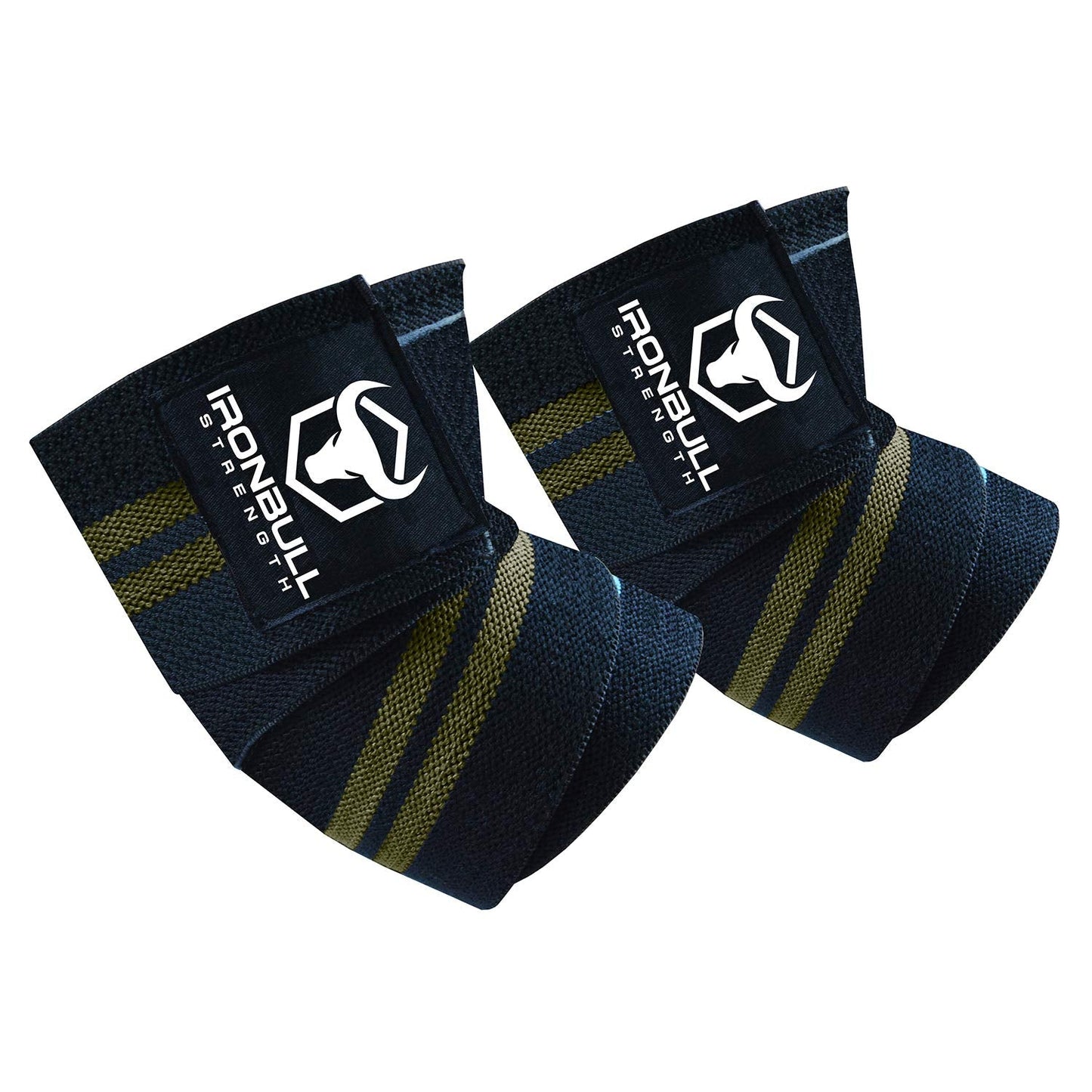 50" Elastic Elbow Wraps for Weightlifting, Pair of Elbow Braces for Bench Press, Powerlifting, and Gym Workouts