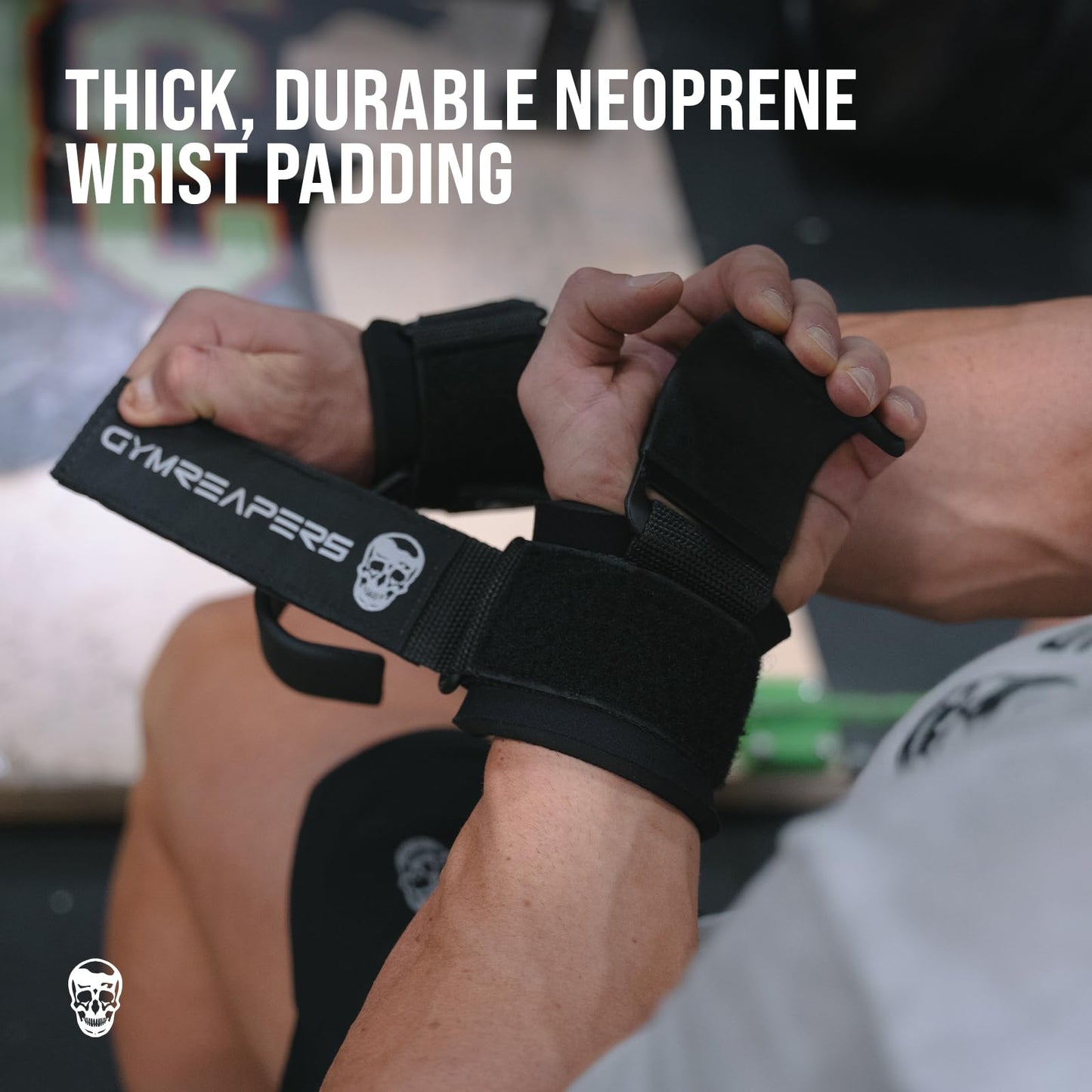 Weight Lifting Hooks Pair, Heavy Duty Power Wrist Straps for Deadlifts, Pull Ups, Shrugs, Hand Grip Support for Men and Women