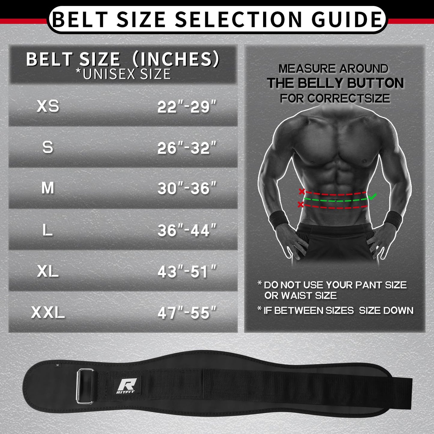 Weight Lifting Belt for Men and Women, 6-Inch Black/Camouflage Belt for Squats, Lunges, Deadlifts, and Thrusters