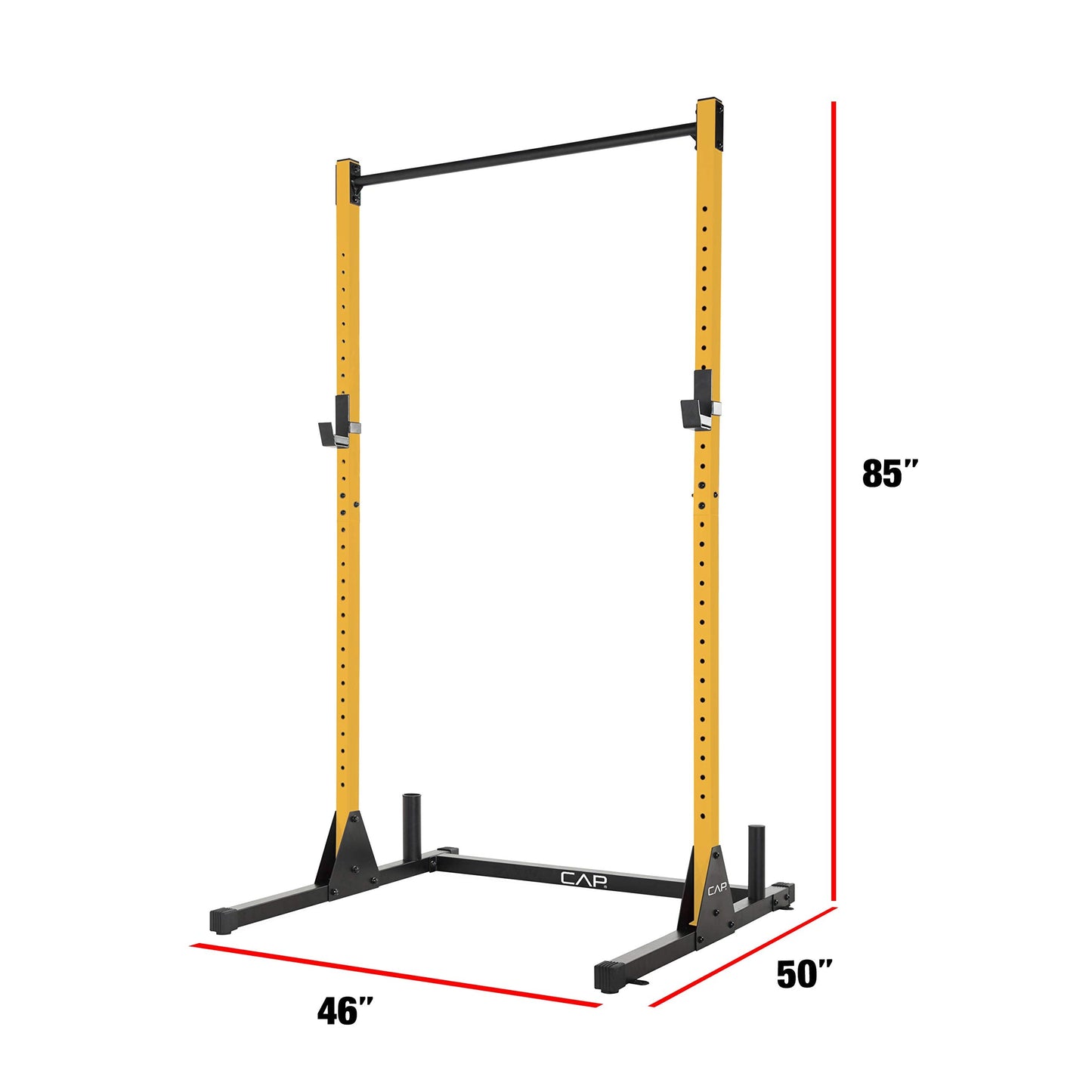 CAP Barbell Power Rack with Attachments – Adjustable Strength Training Rack for Home Gym Workouts