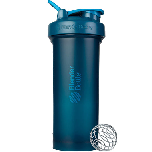 BlenderBottle Classic V2 Shaker Bottle (45 oz, Ocean Blue) – Extra-Large Protein Shaker Cup for Protein Shakes & Pre-Workout Drinks | BPA-Free, Leak-Proof Bottle with BlenderBall Wire Whisk | Dishwasher Safe
