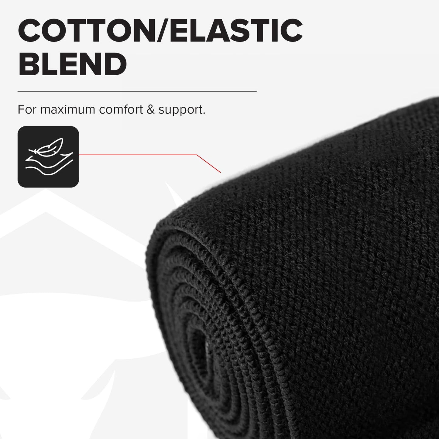 50" Elastic Elbow Wraps for Weightlifting, Pair of Elbow Braces for Bench Press, Powerlifting, and Gym Workouts