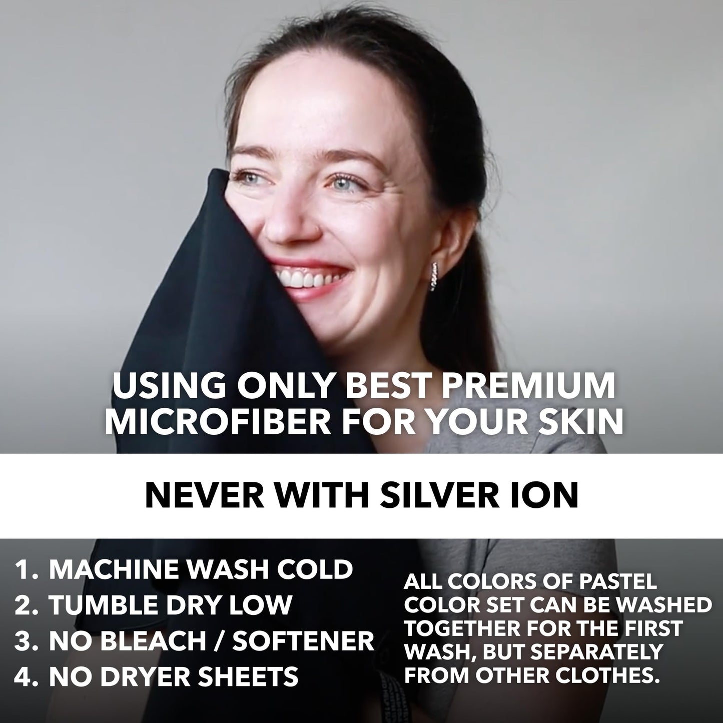 Microfiber Workout Towels (Set of 5, Pastel) – Quick Dry, Odor-Free & Highly Absorbent Gym Towels for Women & Men | Perfect for Hot Yoga, Running, Tennis, Exercise, Camping & Sports