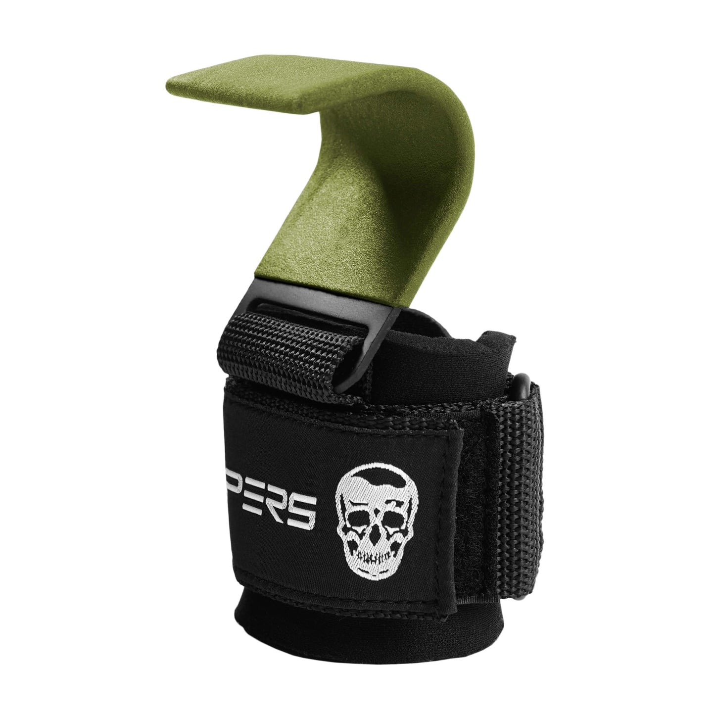 Weight Lifting Hooks Pair with Heavy Duty Wrist Straps, Hand Grip Support for Deadlifts, Pull Ups, and Shrugs for Men and Women