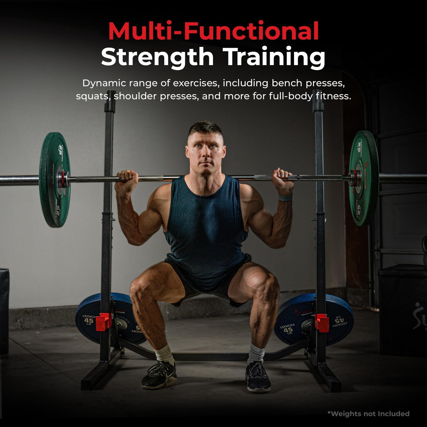 Multifunctional Home Gym Strength Training System – Complete Workout Equipment with Attachments, Optional Squat Stand, Power Rack, and Adjustable Incline Bench