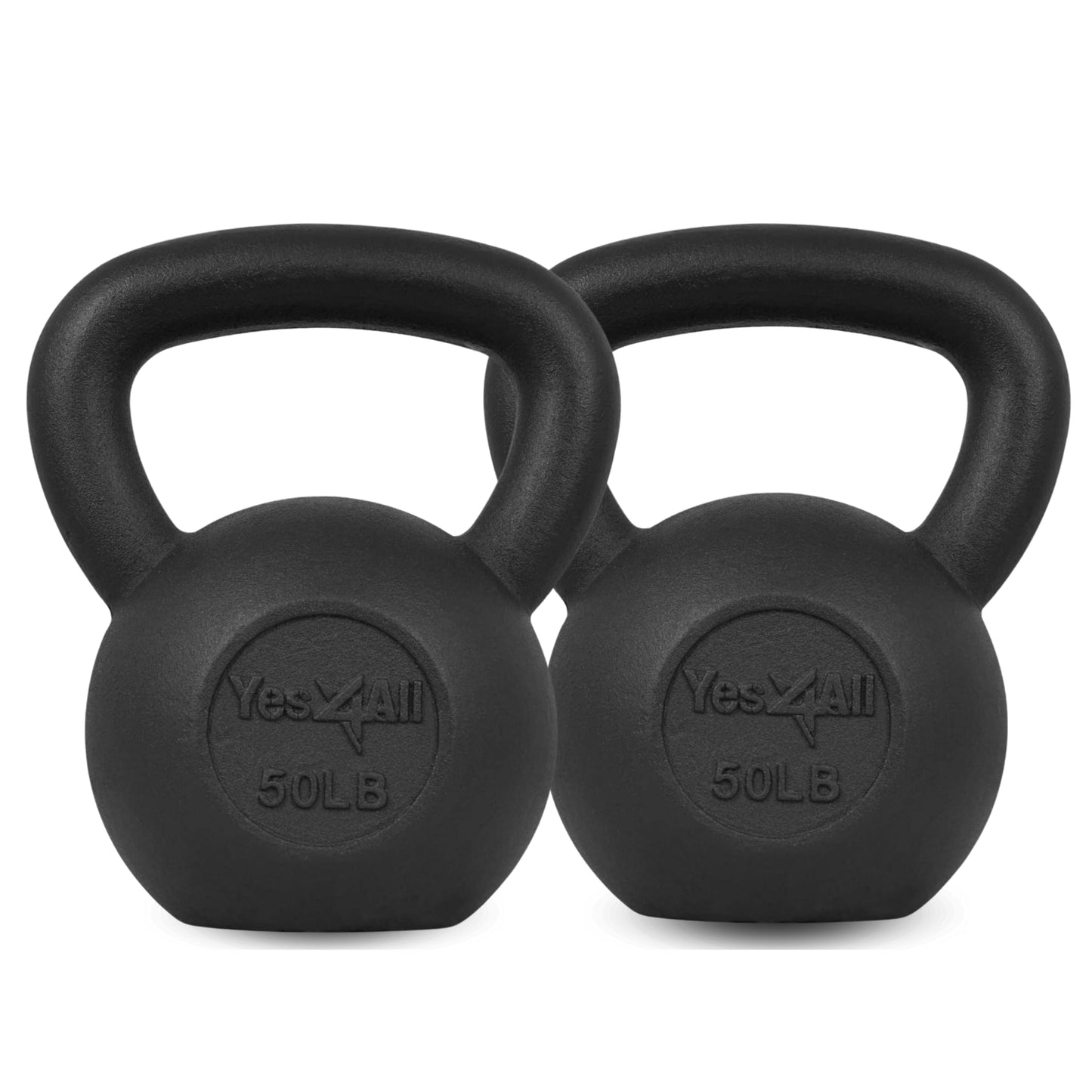 Cast Iron Kettlebell 5–80 lbs, Strength Training Weight for Full Body Workouts, Push-Ups and Grip Exercises at Home or Gym