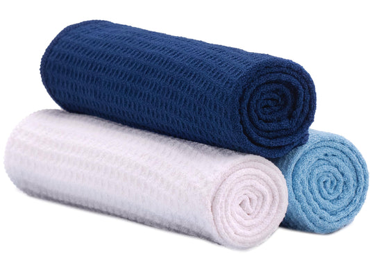 S&T INC. Microfiber Gym Towels (3 Pack) – 16" x 27" Fast Drying, Soft & Absorbent Towels for Gym, Yoga, Fitness, and Home Use