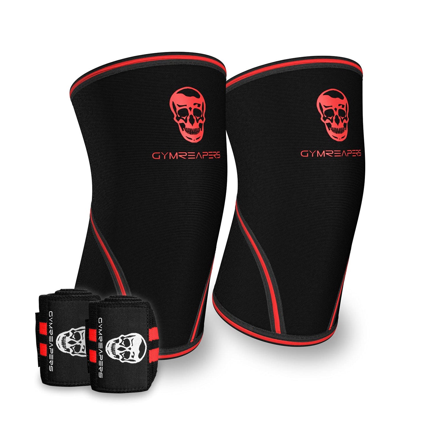 Elbow Sleeves with Wrist Wraps (1 Pair) – 5mm Neoprene Compression Support for Powerlifting, Weightlifting, Bench Press & Tendonitis – Elbow Brace for Pain Relief & Stability – For Men & Women