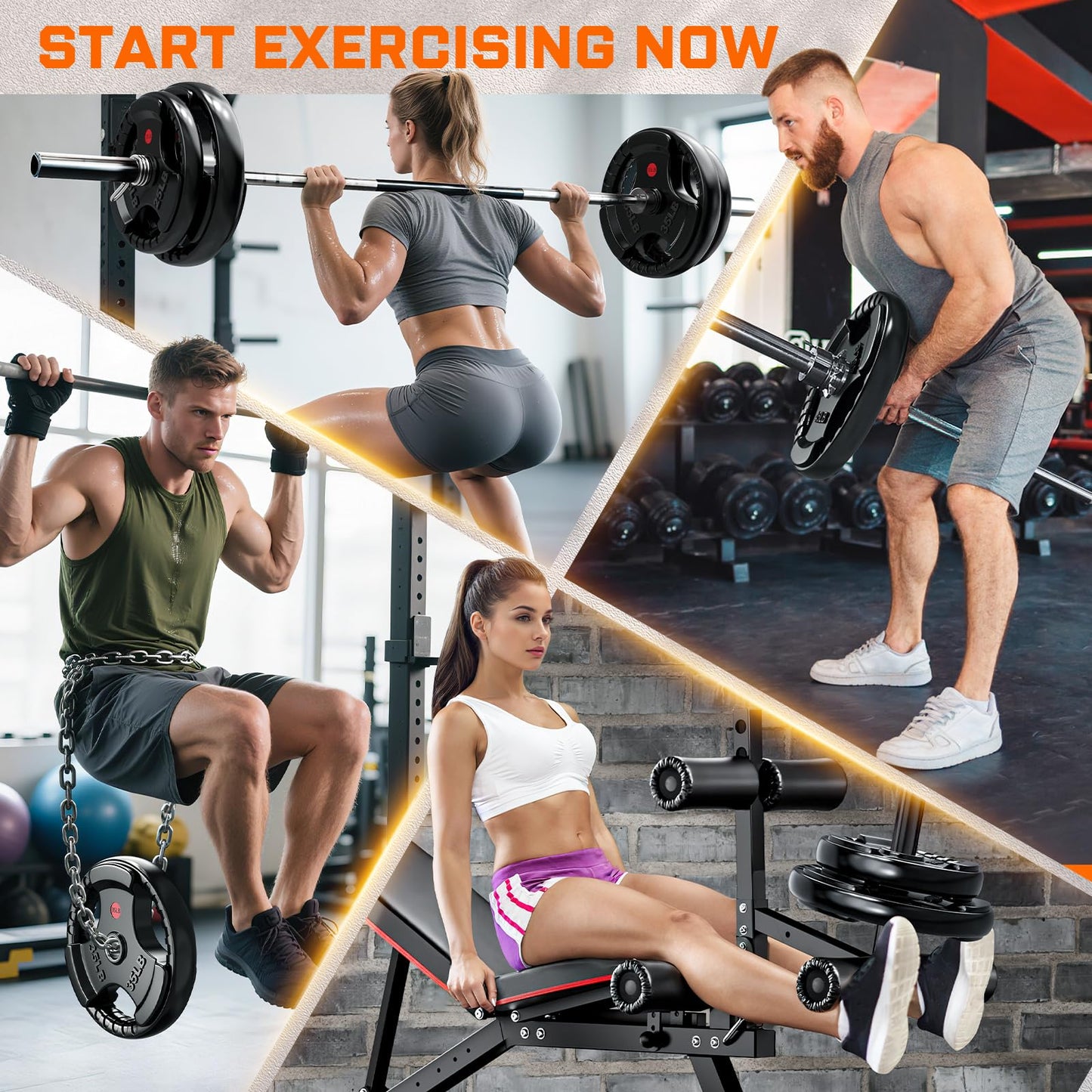 XDDIAS 2-Inch Olympic Rubber Weight Plates, Solid Cast Iron Grip Plates for Strength Training, Weightlifting, and Bodybuilding – Available in Pairs and Sets for Home or Gym