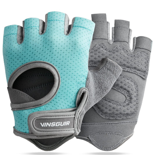 Workout Gloves for Men and Women, Breathable Weight Lifting Gloves with Cushion Pads and Strong Grip for Gym and Cycling