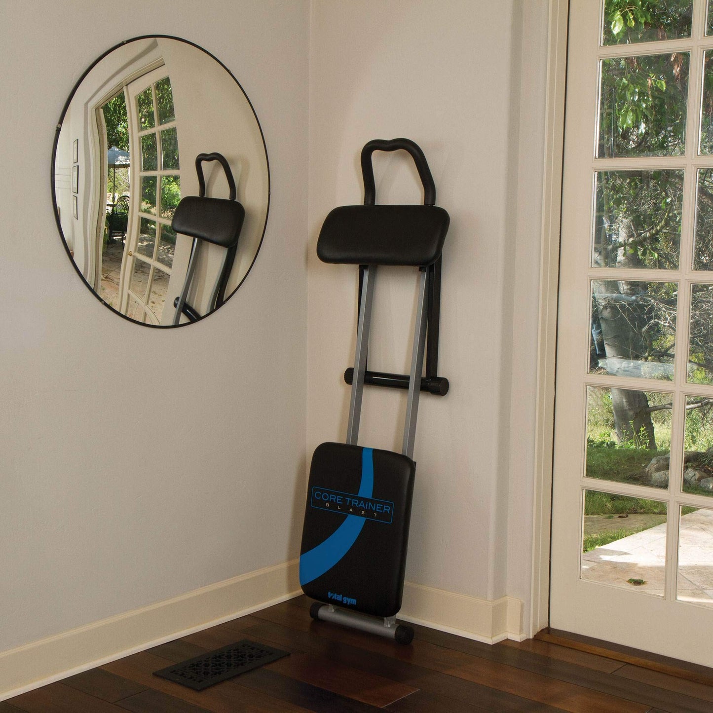 Total Gym Fitness Station – Dynamic Plank Core and Ab Trainer Blast Machine with Workout DVD, Full Body Strength Training Equipment for Home Gym