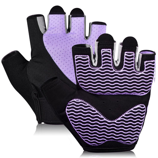 Fingerless Breathable Workout Gloves for Weightlifting, Cycling, and Fitness Training