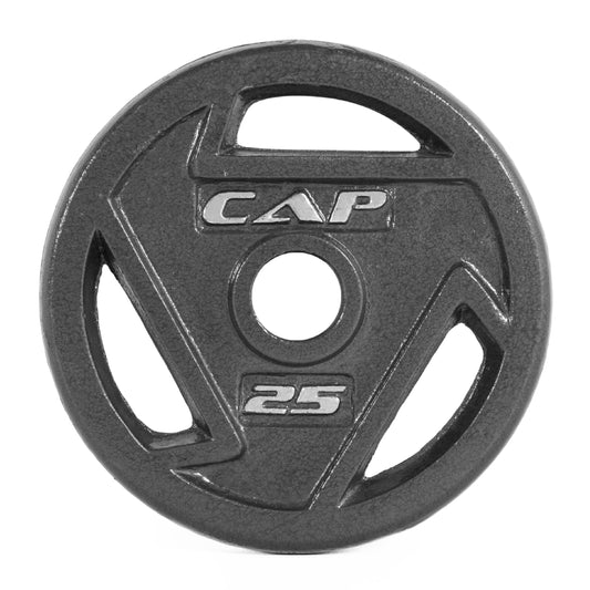 CAP Barbell 2-Inch Olympic Weight Plate – Solid Cast Iron Barbell Plates for Strength Training, Weightlifting & Powerlifting | Multiple Weight Options for Home Gym