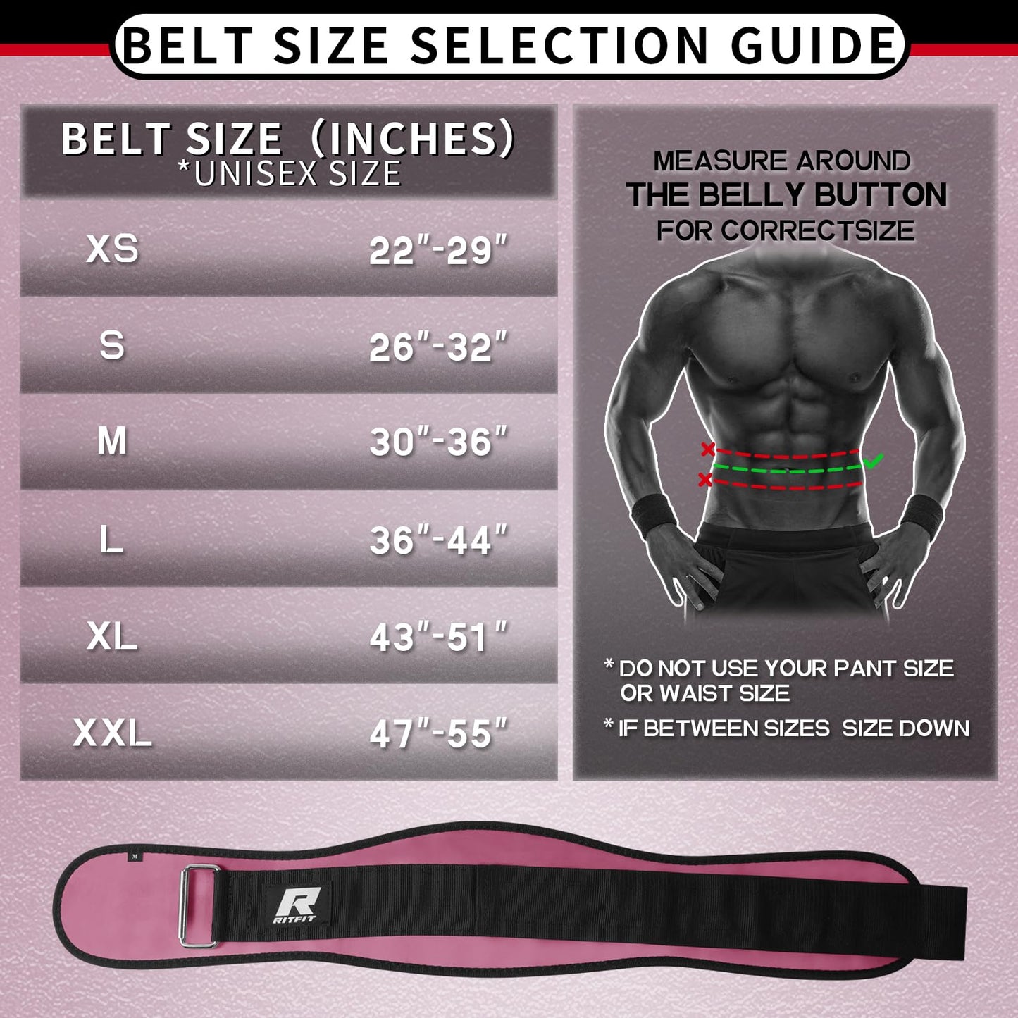 Weight Lifting Belt for Men and Women, 6-Inch Black/Camouflage Belt for Squats, Lunges, Deadlifts, and Thrusters