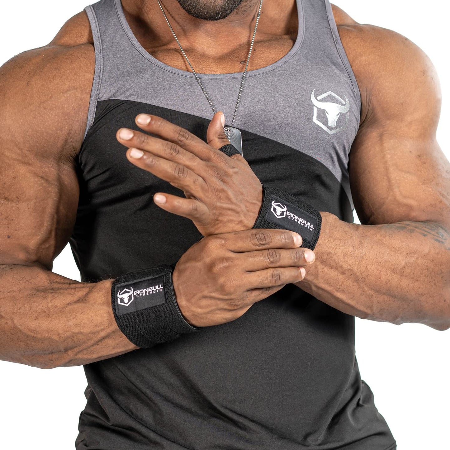 18" Wrist Wraps for Weightlifting, USPA & IPL Approved, Premium Straps with Thumb Loop for Bench, Powerlifting, Curls, Dips, Men and Women