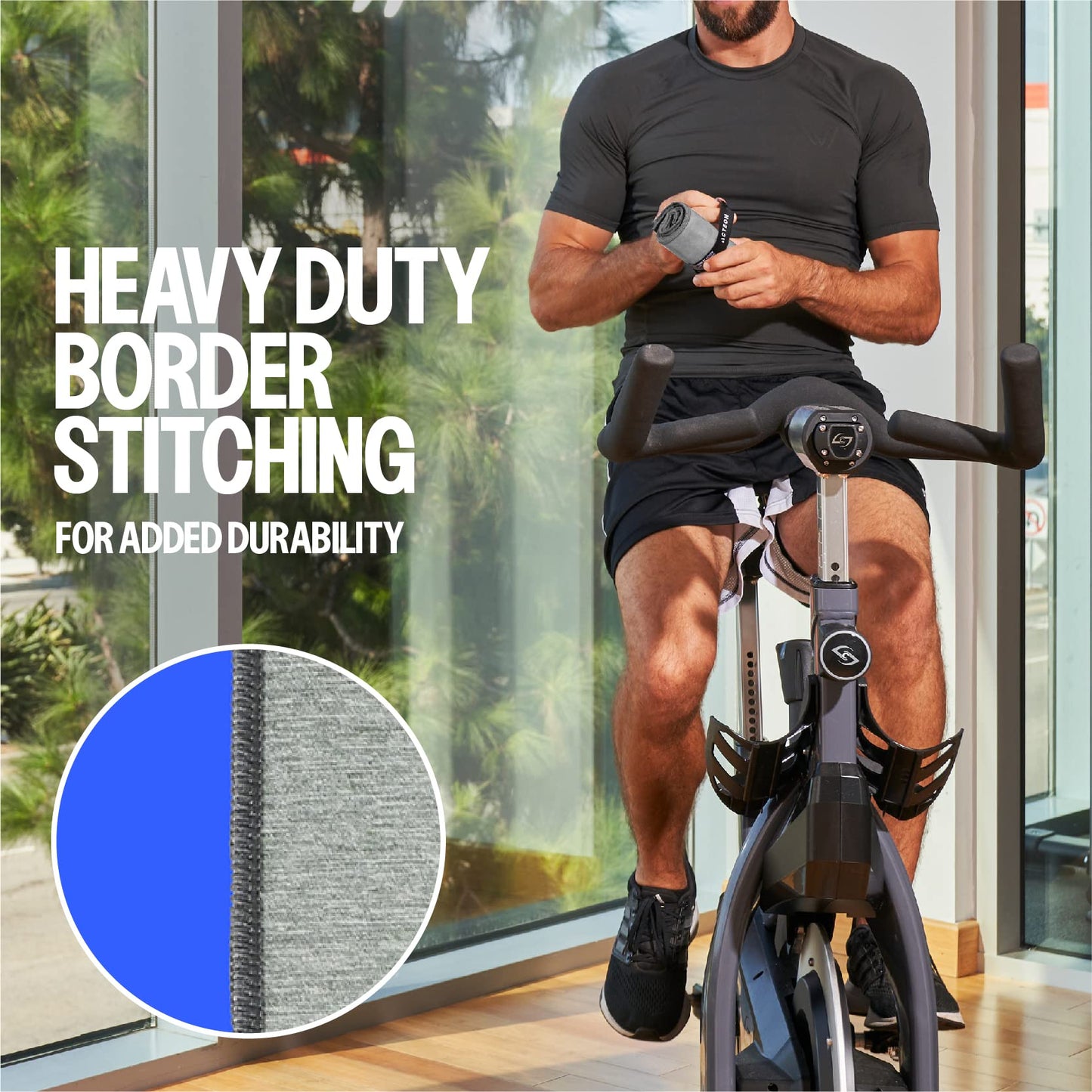 Acteon Microfiber Gym Towels (5 Pack) – Quick Dry, Silver ION Odor-Free Sweat Towels | Super Absorbent & Fast Drying Fitness Towels for Men & Women | Ideal for Gym, Yoga, Running, Hiking & Travel – 16x30.5 Inch