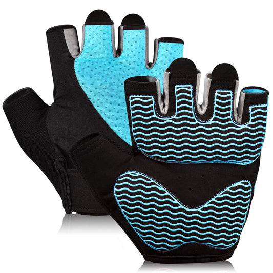 Fingerless Breathable Workout Gloves for Weightlifting, Cycling, and Gym Training