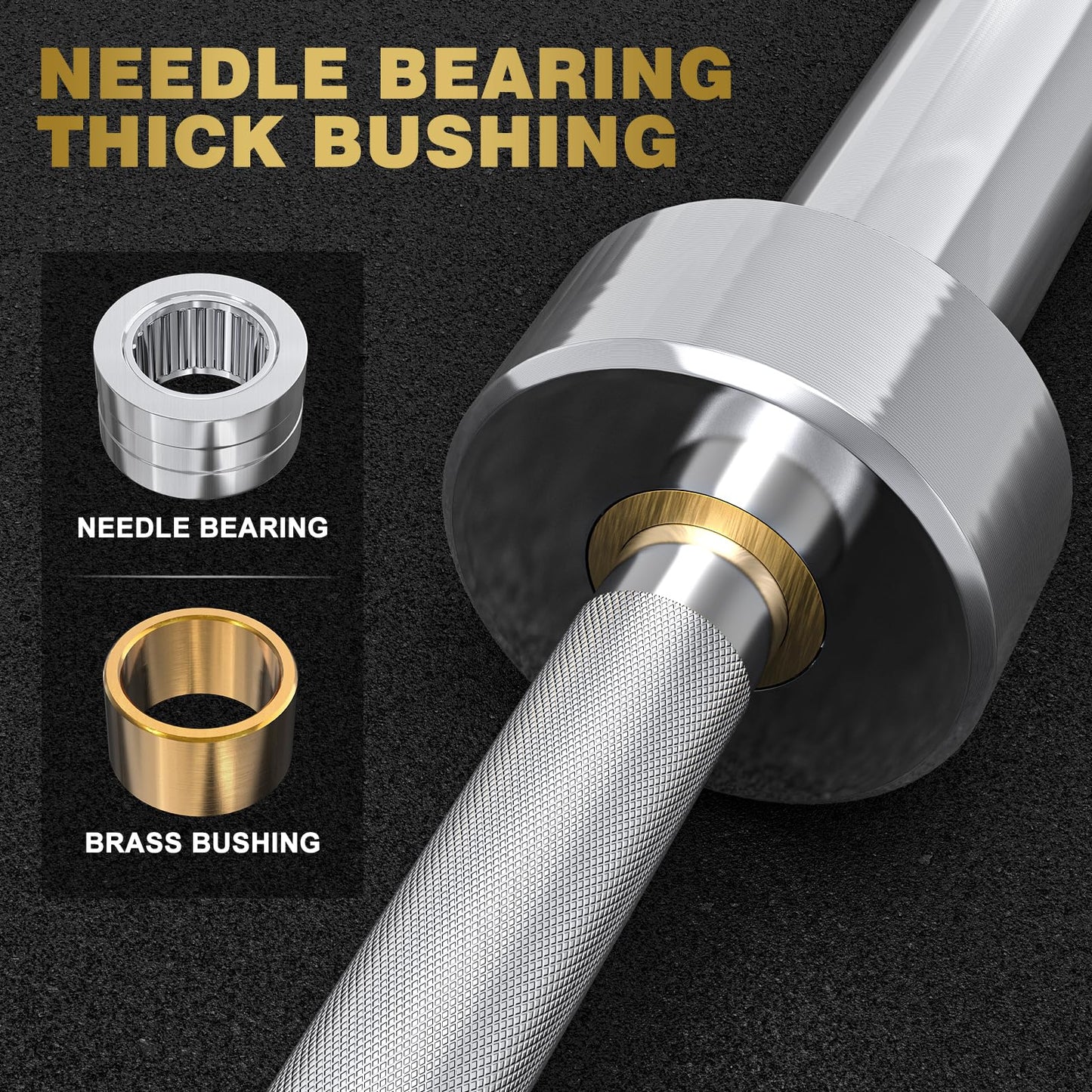 Olympic Rubber Bumper Weight Set – 2" Barbell Plates for Home Gym Strength Training, Durable Rubber Coated Plates for Powerlifting, Squats & Deadlifts