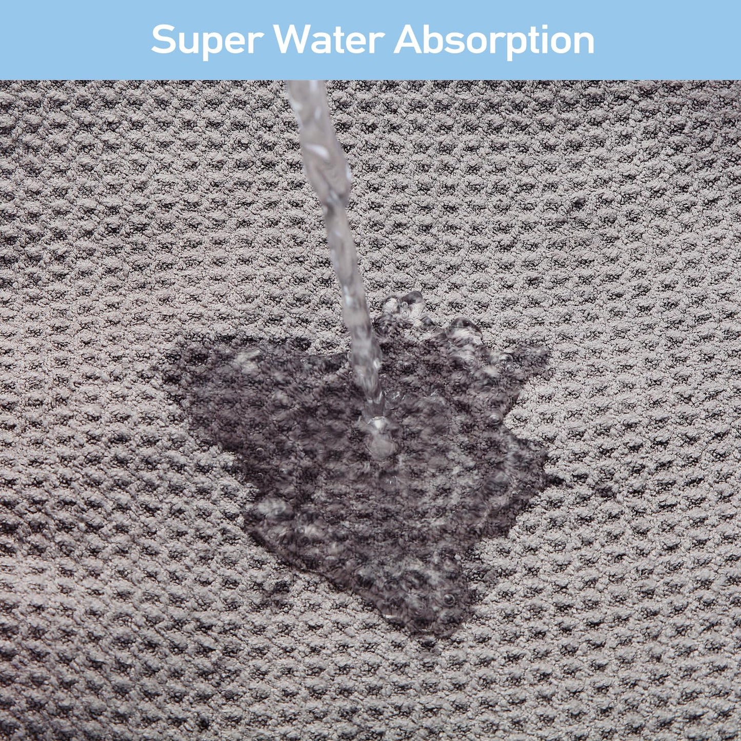 Microfiber Gym Towel Set (3 Pack, Pure Black) – Super Soft, Quick-Drying, and Absorbent Towels for Men & Women – Perfect for Fitness, Yoga, Cycling, and Swimming